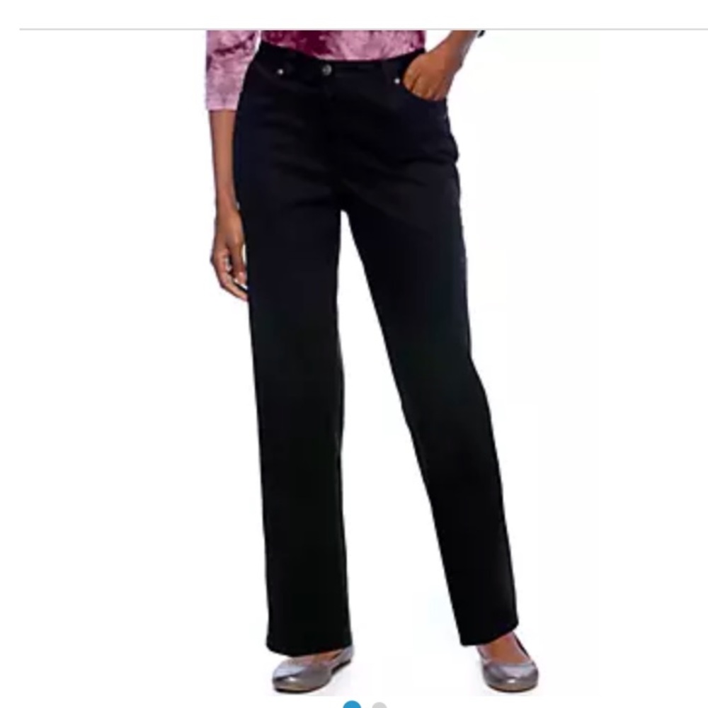 Ruby Road Black Jeans NWT 22W
